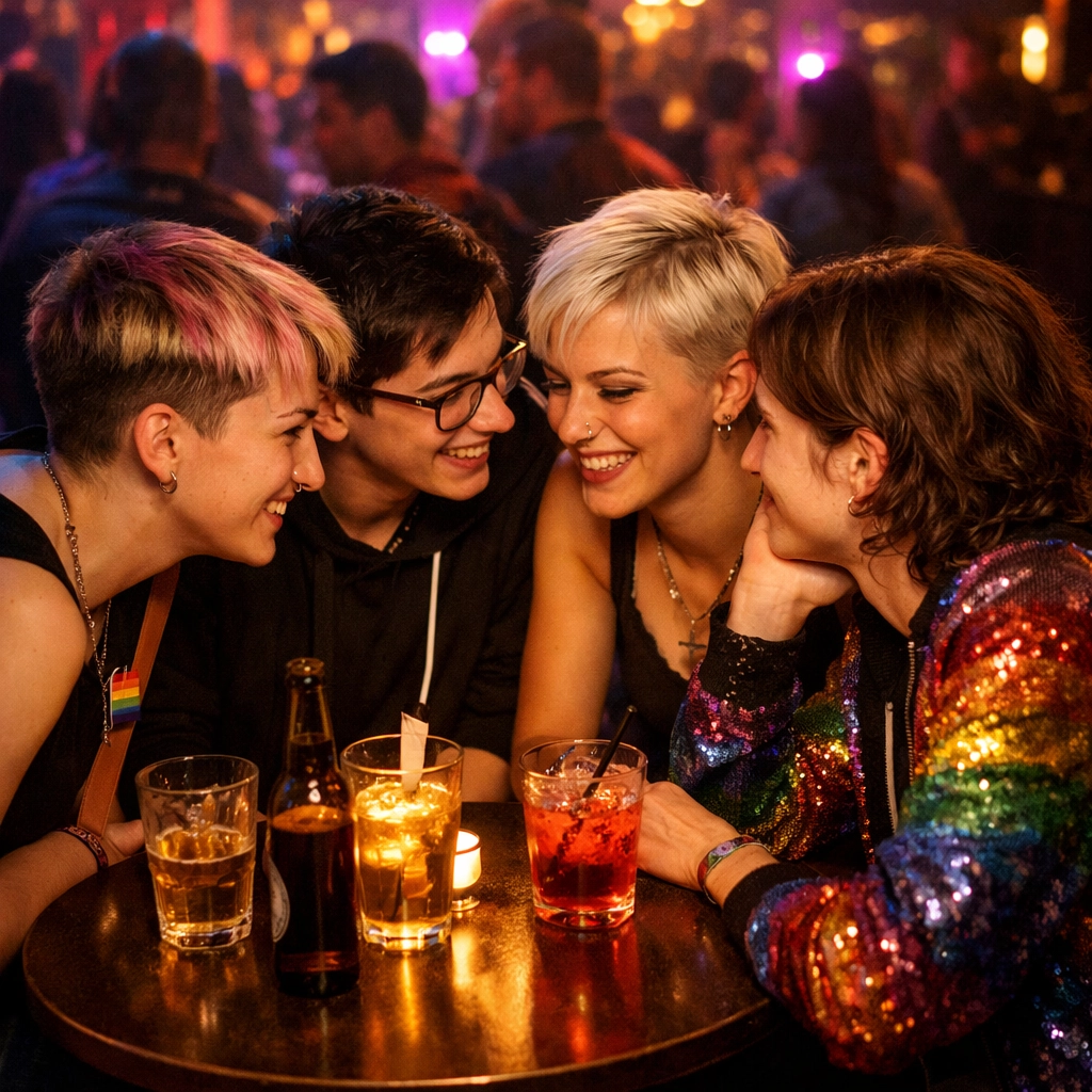 Eurovision fans forming found family connections during intimate Euroclub conversation