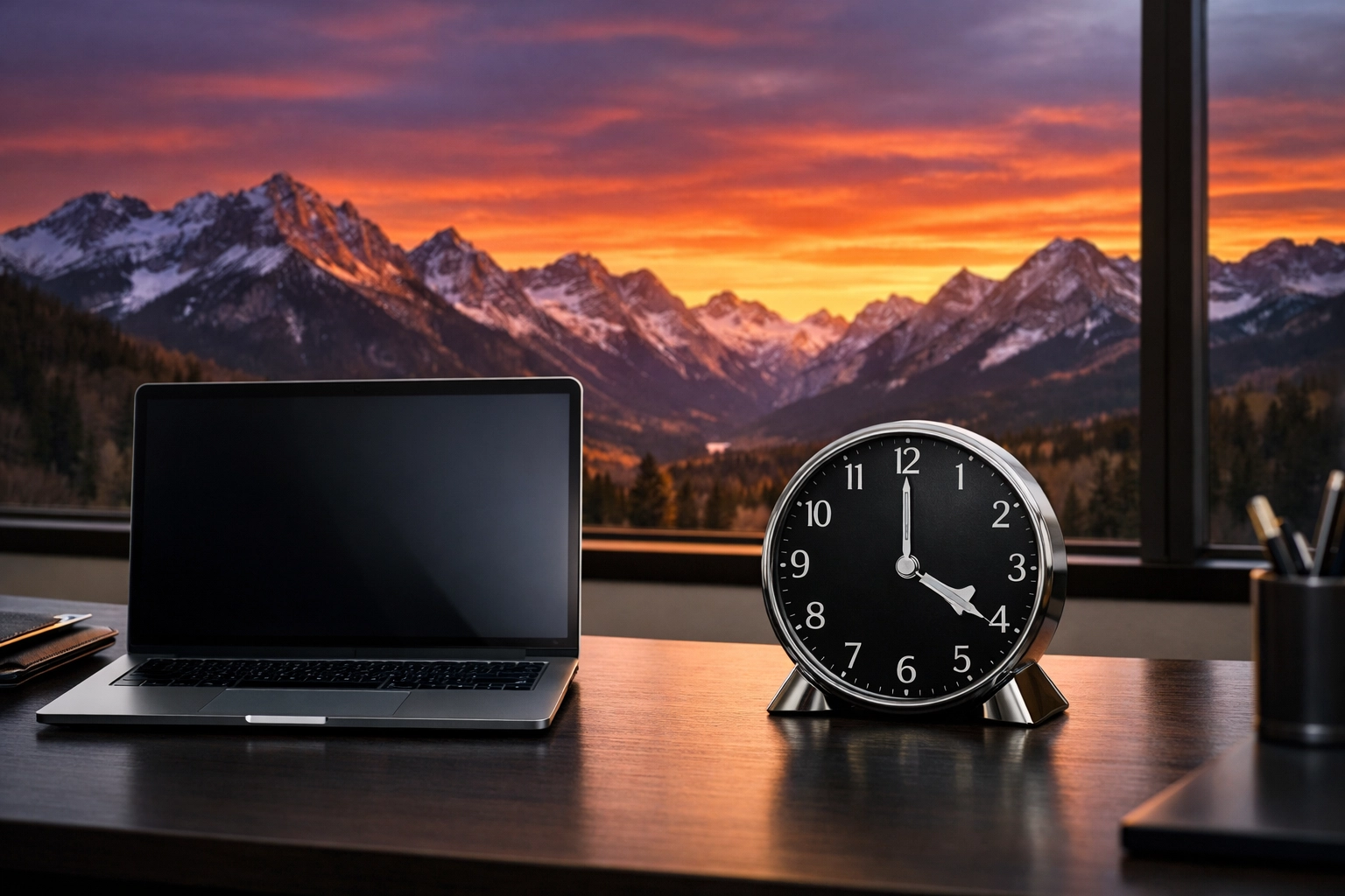 Professional Colorado workspace highlighting Dakdan Worldwide’s 4PM Daily Autopilot brand strategy.