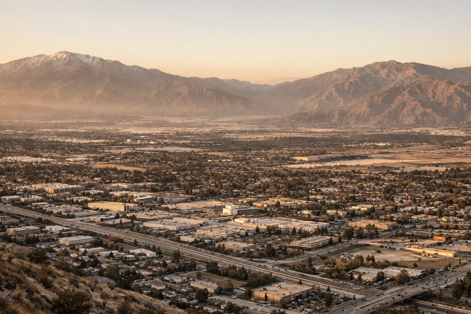 How to Become a Private Investigator in California: The Veteran's Roadmap to Success Inland Empire California landscape showing San Bernardino mountains and investigation service area