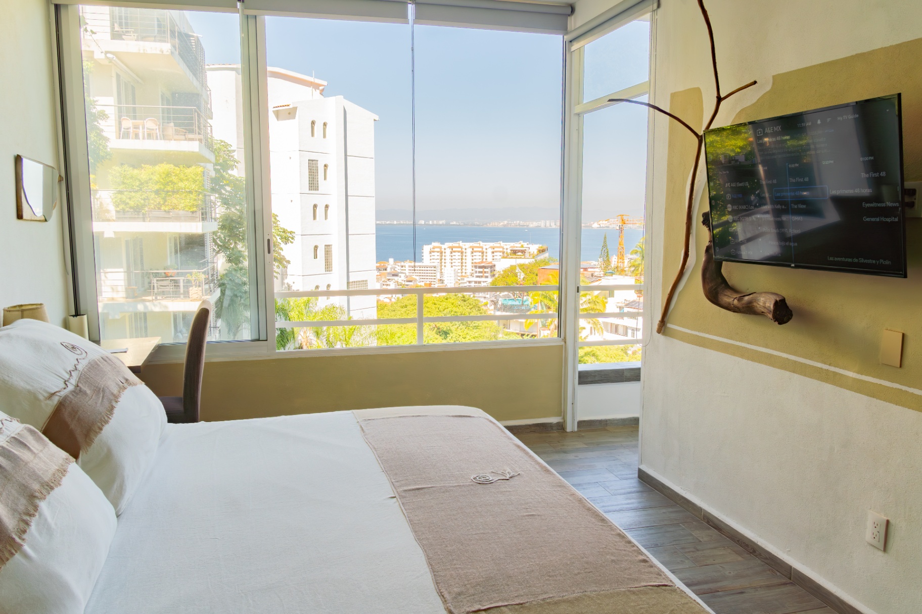 Modern bedroom in Puerto Vallarta