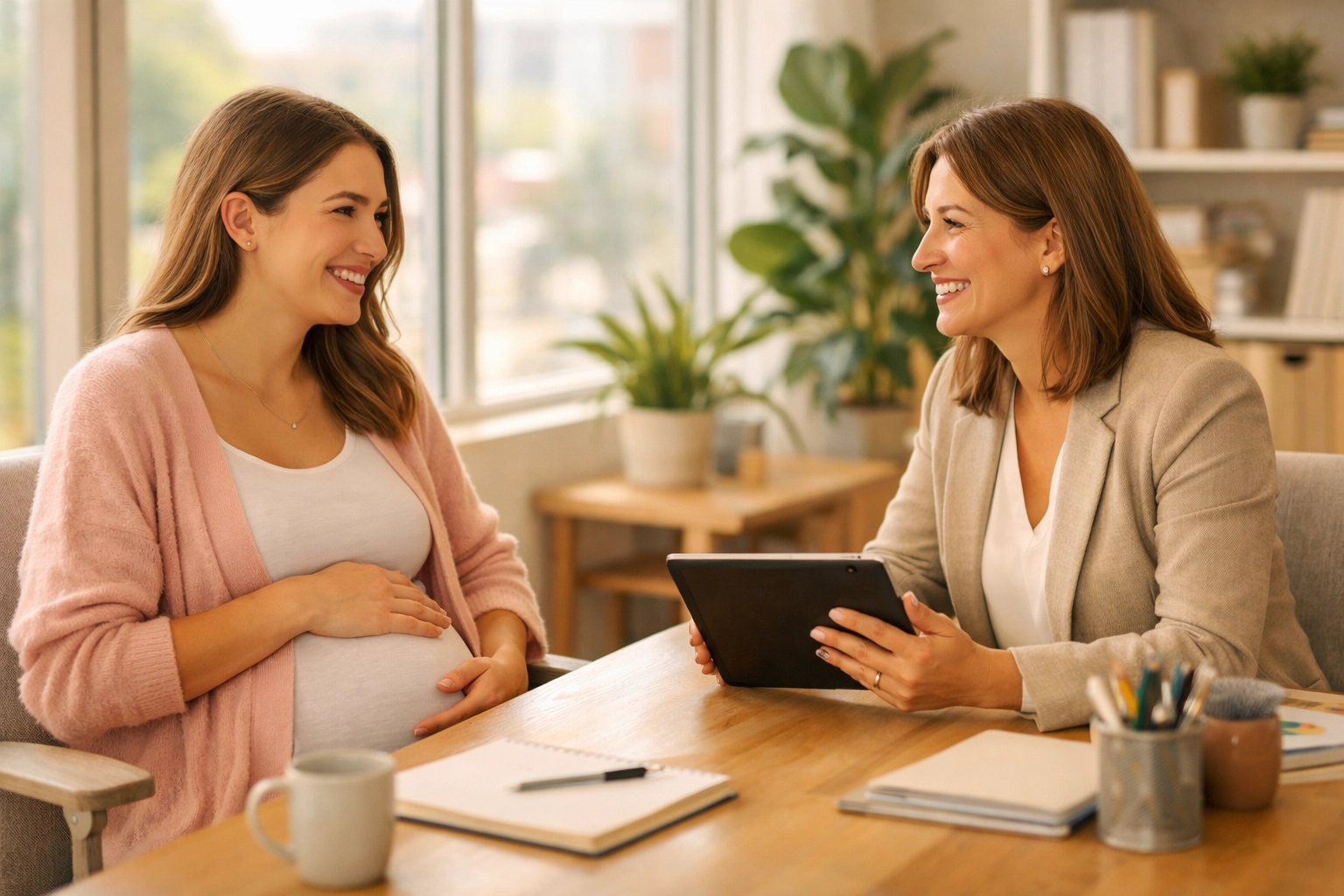 Texas surrogate meeting with agency coordinator to discuss compensation details