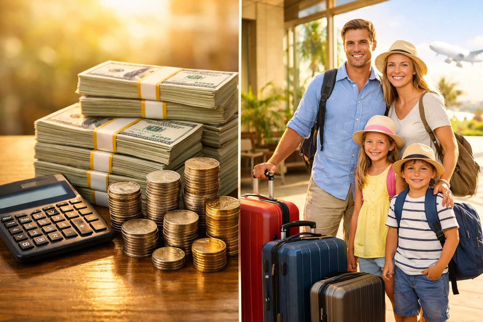 Travel advisor income and family vacation benefits showing earning potential and travel perks