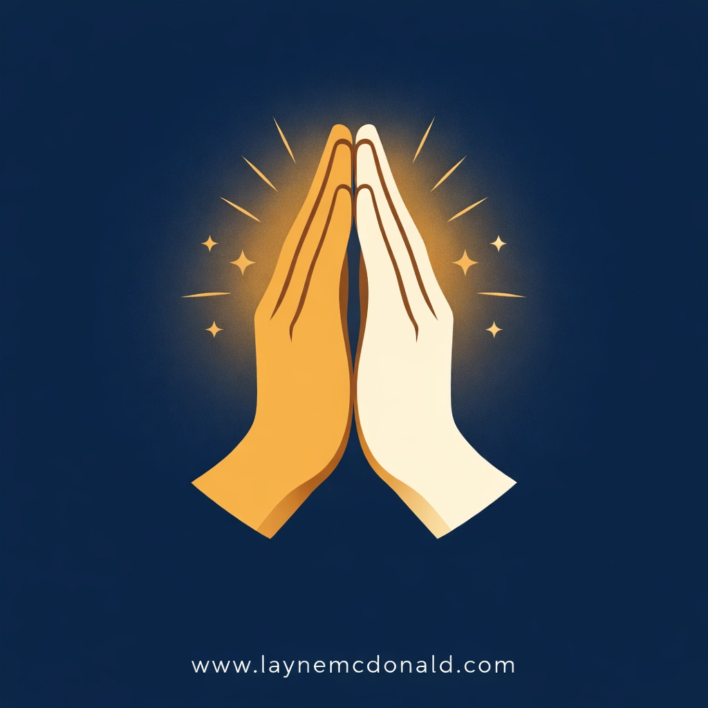 Hands clasped in prayer symbolizing persistent faith and breakthrough in healing