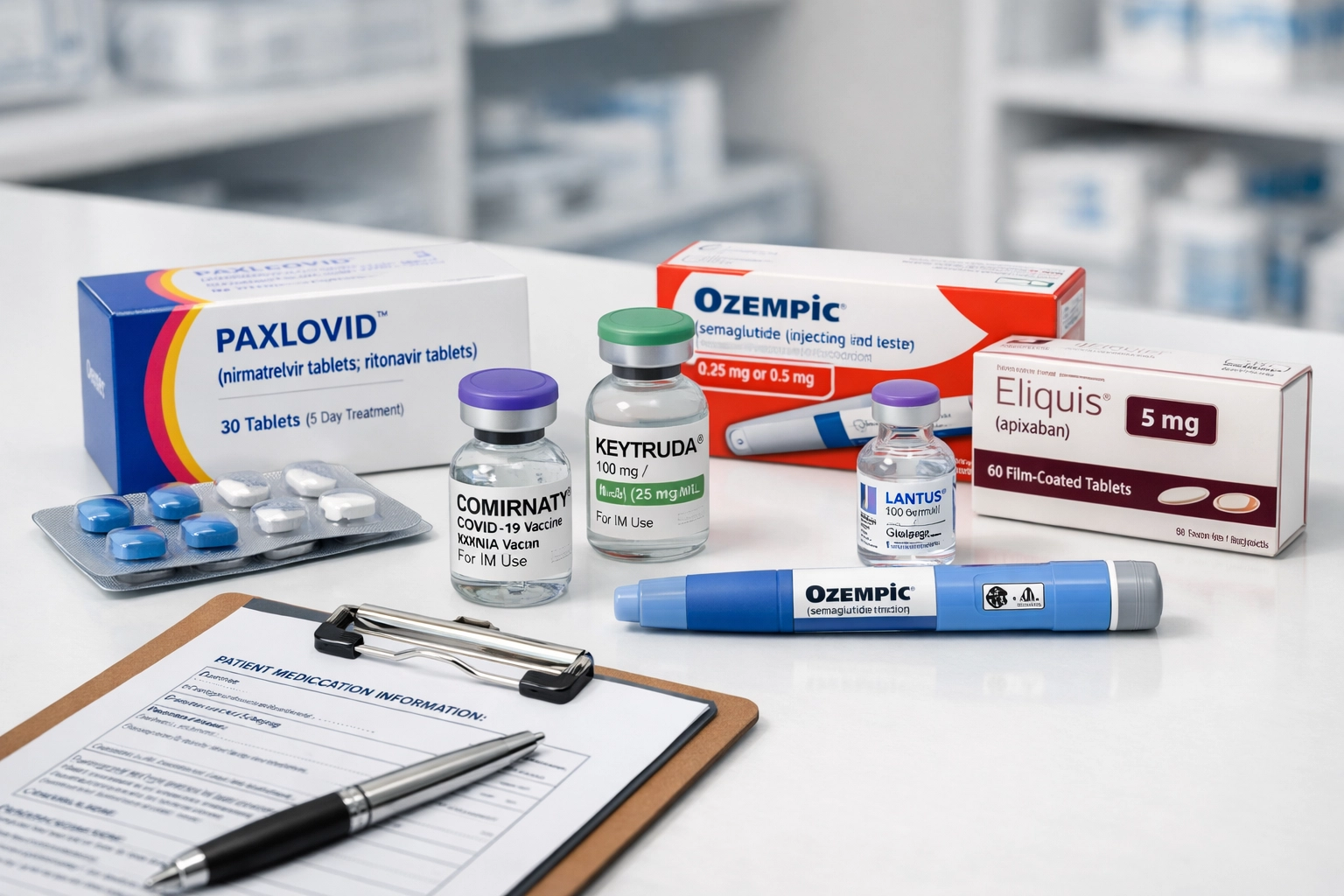 FDA-approved tirzepatide medication vials and pharmaceutical documentation