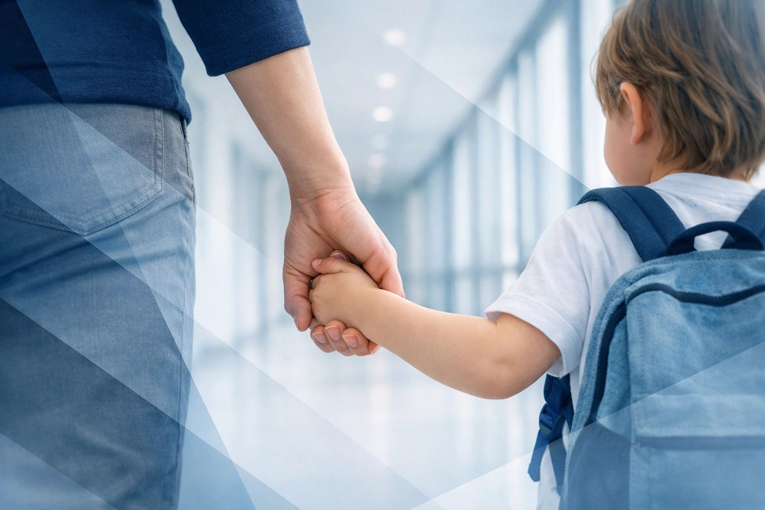 Parent and child walking together, symbolizing family support during a Virginia Beach custody case.