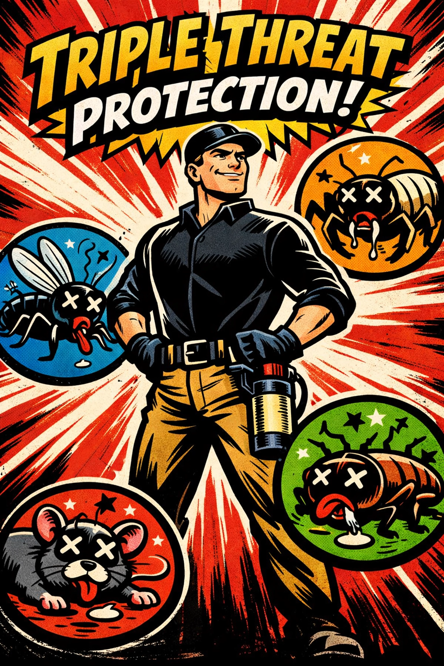 Pest X technician protecting homes with pest control Jasper AL for mosquitoes, termites, and household bugs.