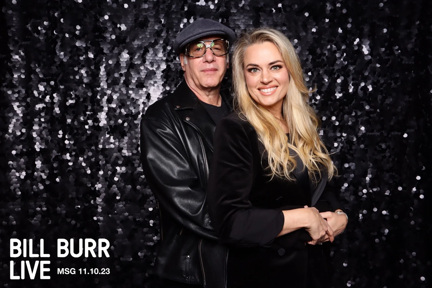 Two guests at Bill Burr Live at MSG event