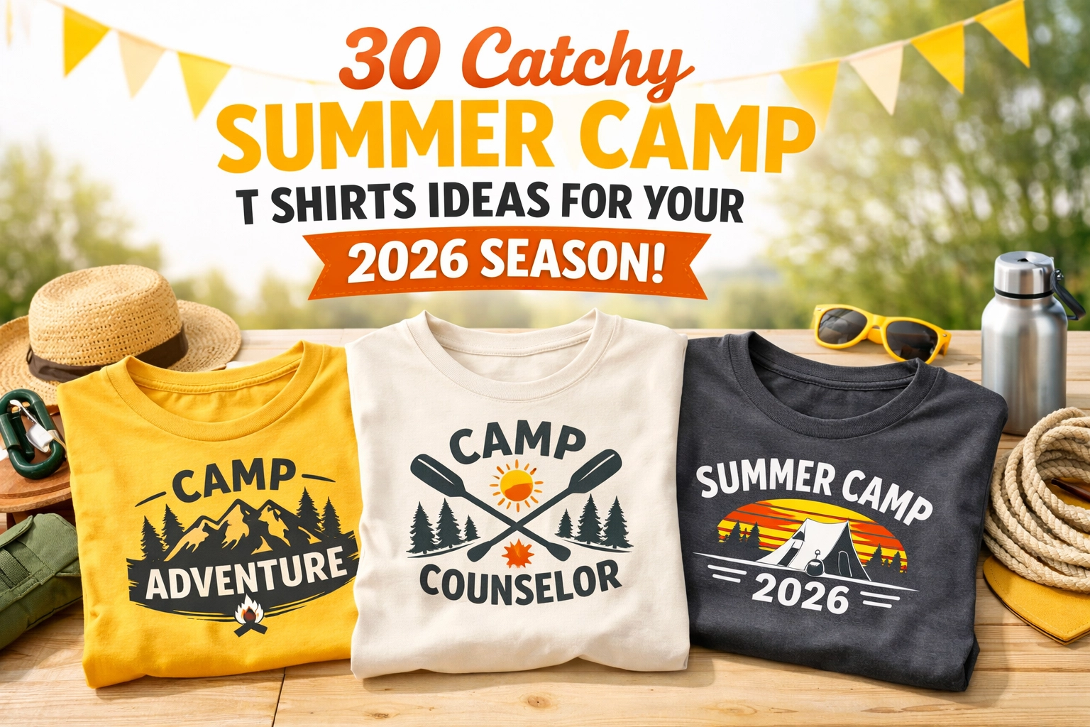 [HERO] 30 Catchy Summer Camp T Shirts Ideas for Your 2026 Season