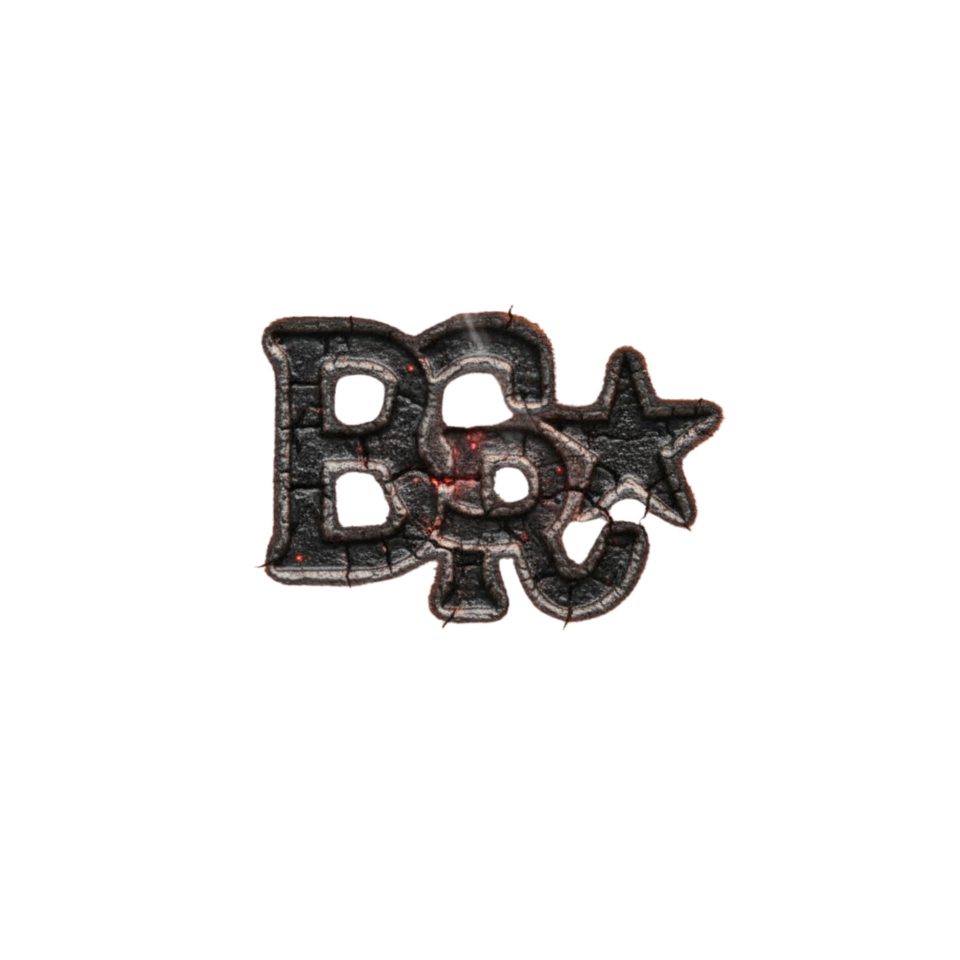 BCR Charred Metal Emblem