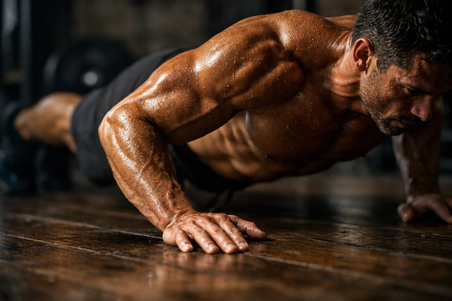 Pompes ultra-lentes en slow burn : technique de mouvement contrôlé pour muscler le haut du corps
