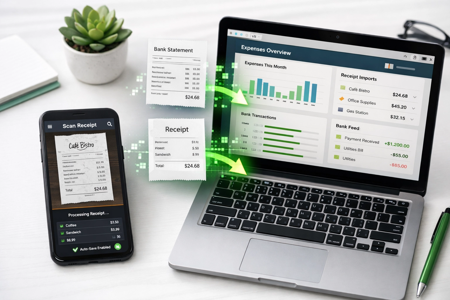 Accounting automation tools including receipt scanning app and bookkeeping software Accounting automation tools including receipt scanning app and bookkeeping software