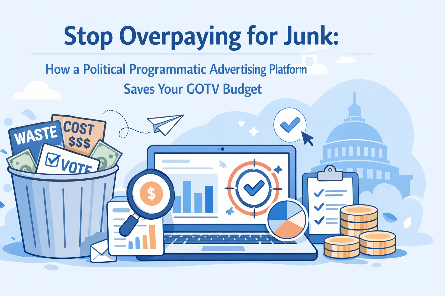 [HERO] Stop Overpaying for Junk: How a Political Programmatic Advertising Platform Saves Your GOTV Budget