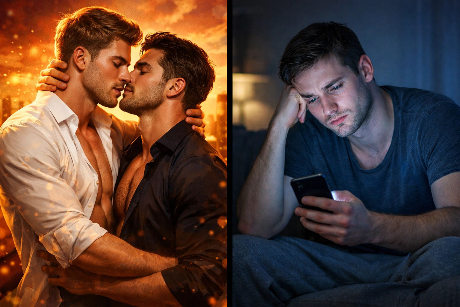 MM romance fantasy versus reality of ghosting in gay relationships