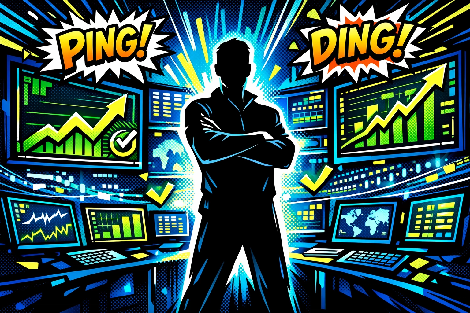 Dashboard showing business automation metrics and performance tracking