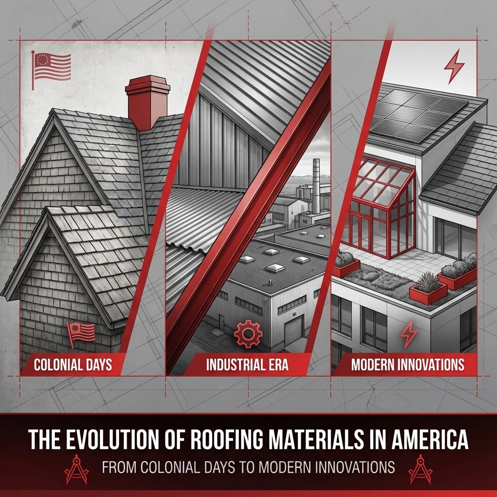 The Evolution of Roofing Materials in America: From Colonial Days to Modern Innovations