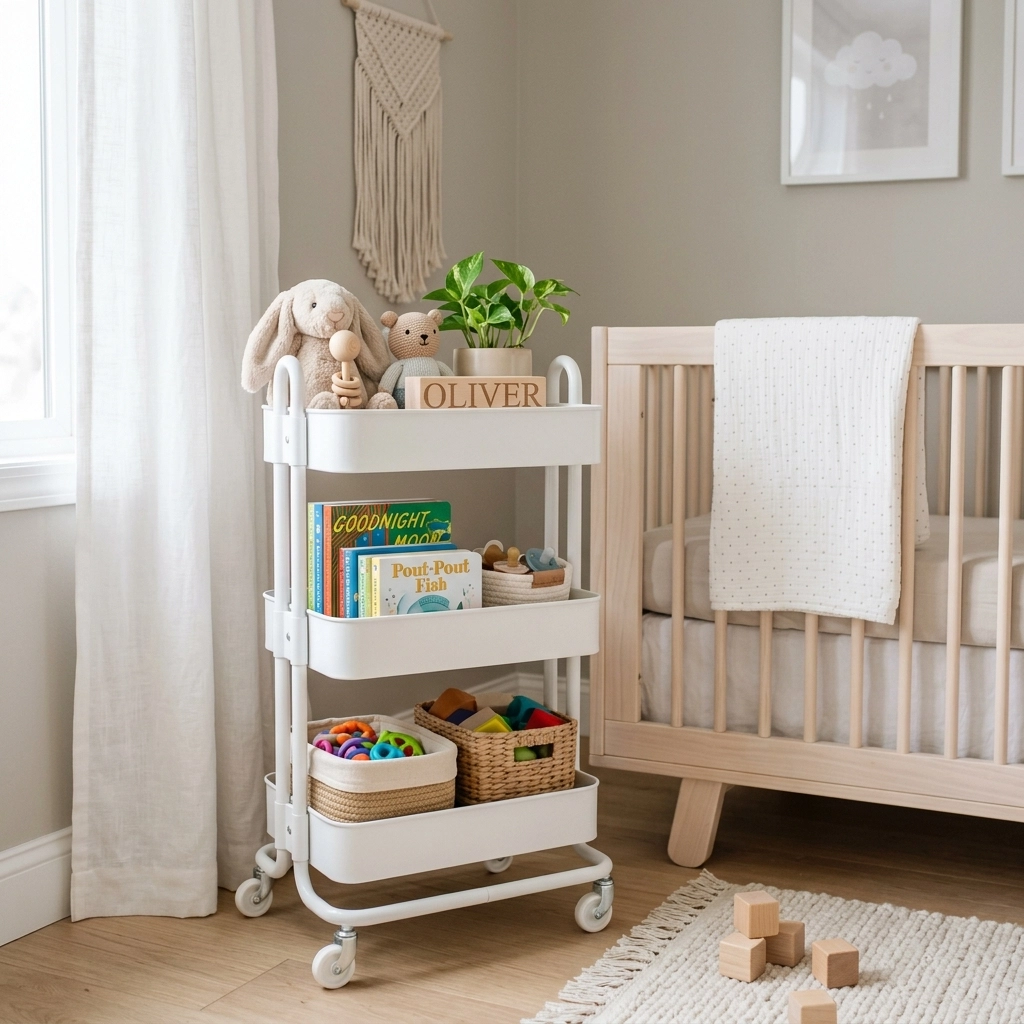 [HERO] Amazon Find: The Ultimate Nursery Organization Hack (3-Tier Toy Storage)