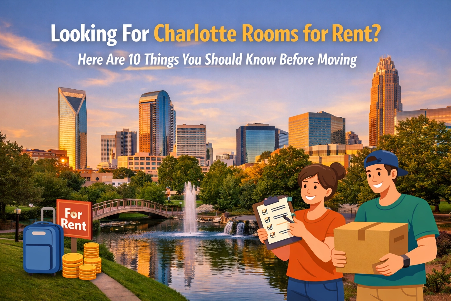[HERO] Looking For Charlotte Rooms for Rent? Here Are 10 Things You Should Know Before Moving