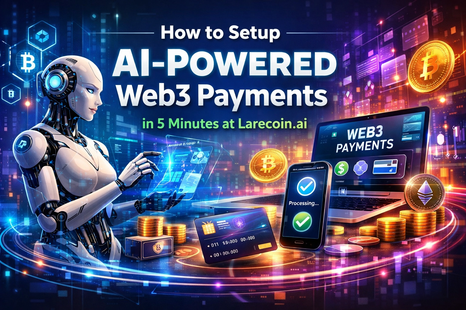 [HERO] How to Setup AI-Powered Web3 Payments in 5 Minutes at Larecoin.ai