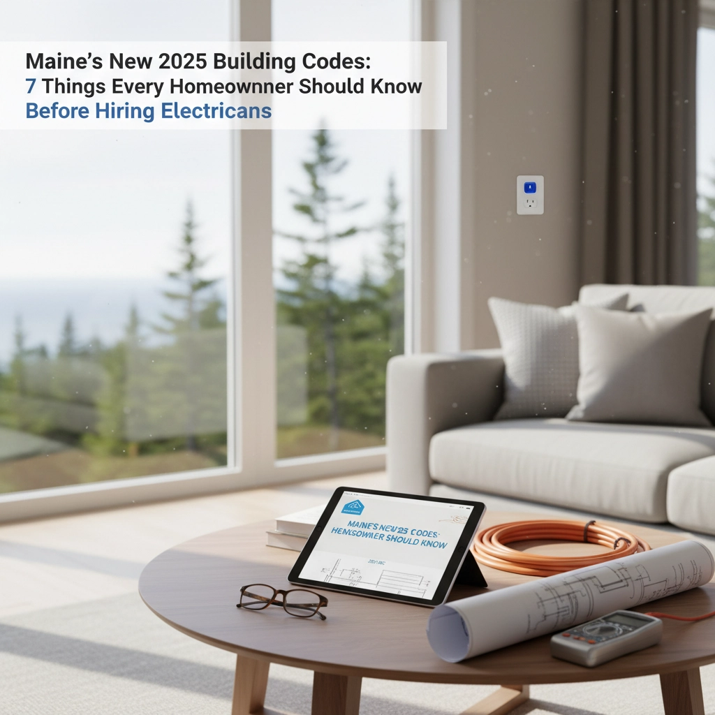 Maine's New 2025 Building Codes: 7 Things Every Homeowner Should Know Before Hiring Electricians