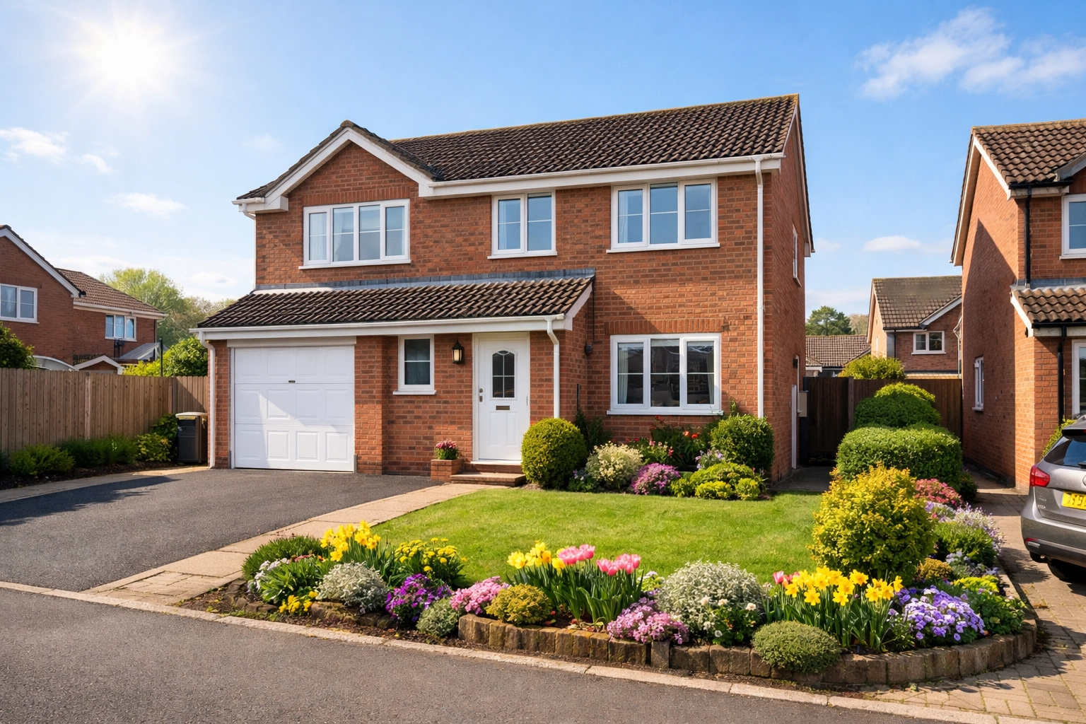 A well-maintained semi-detached family home in a quiet Yate residential estate with a sunny garden.