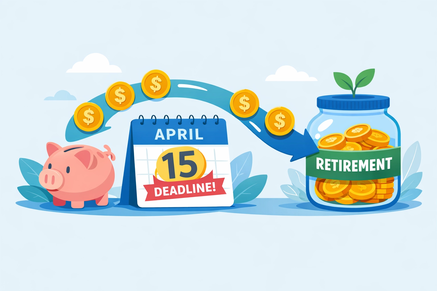 IRA retirement contributions before April tax deadline to reduce taxable income