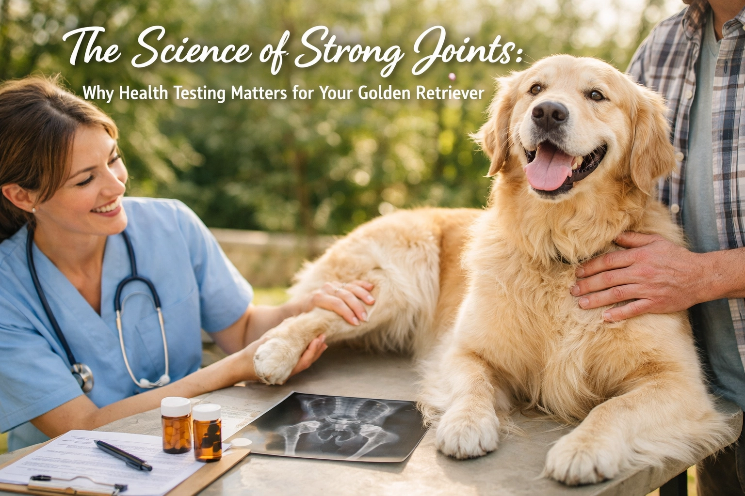 [HERO] The Science of Strong Joints: Why Health Testing Matters for Your Golden Retriever