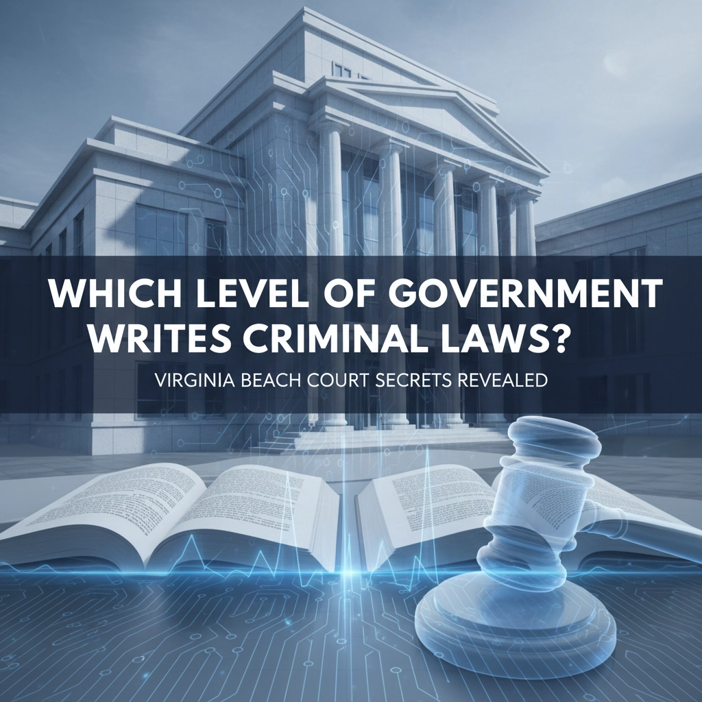 Which Level of Government Writes Criminal Laws? Virginia Beach Court Secrets Revealed