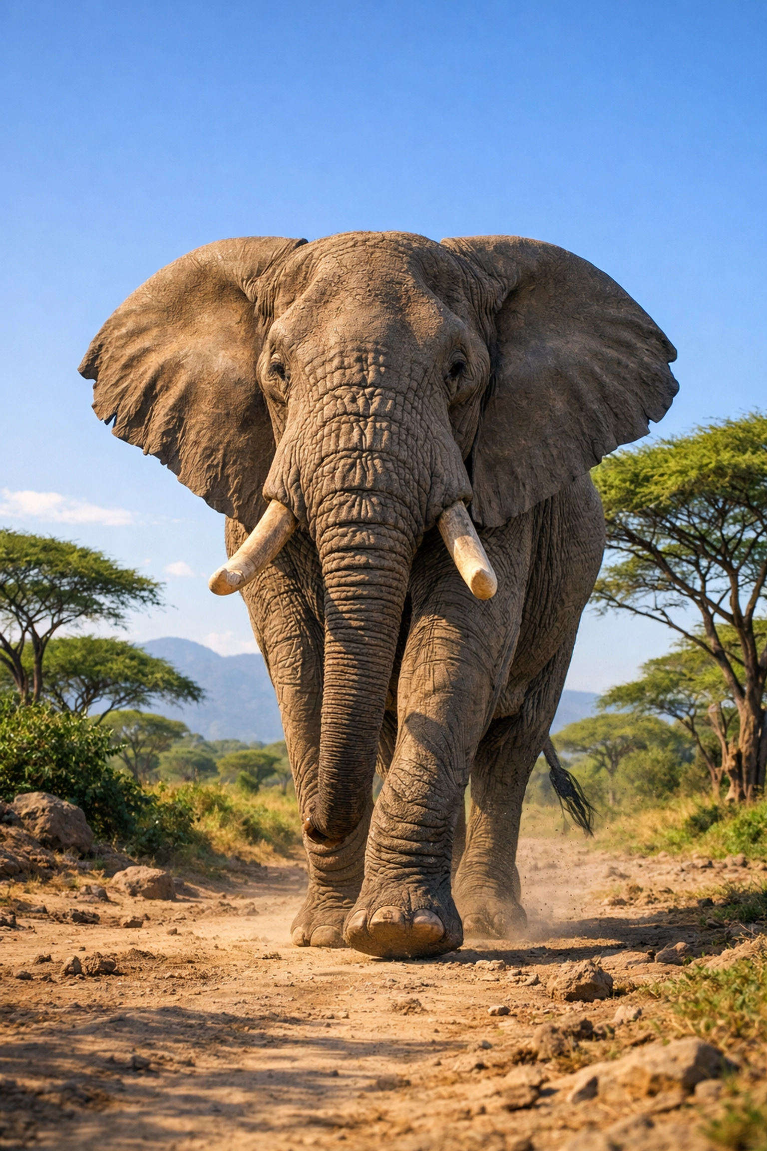 Majestic African elephant in a natural environment illustrating conservation storytelling through photography.