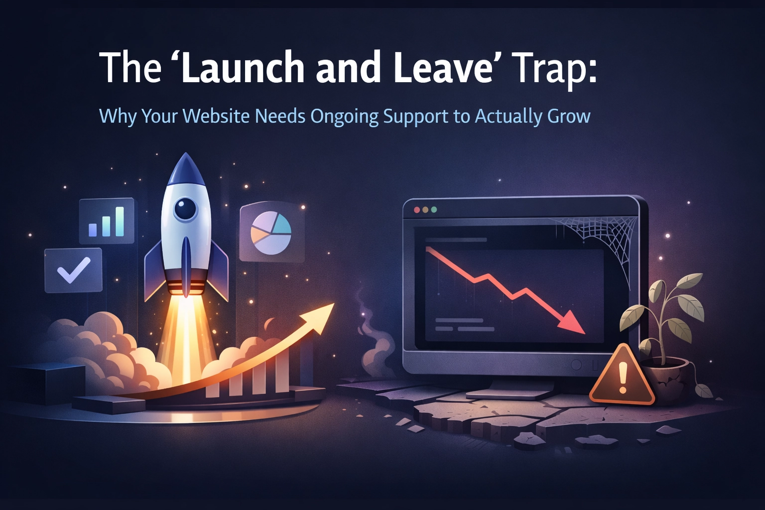 [HERO] The 'Launch and Leave' Trap: Why Your Website Needs Ongoing Support to Actually Grow