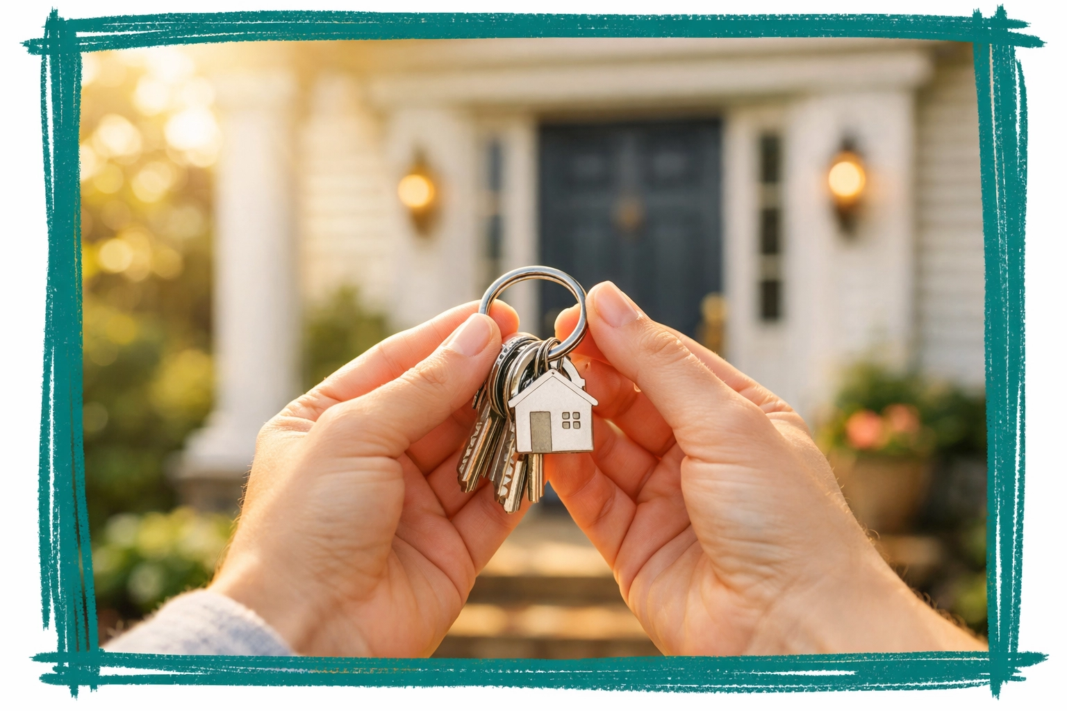 Securing inherited Connecticut home with new house keys after property inheritance