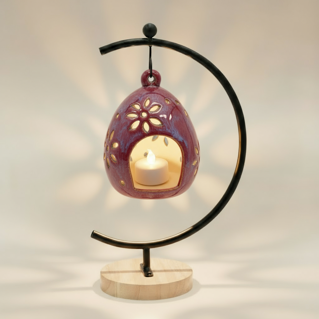 Handcrafted Ceramic Memorial Tealight Holder