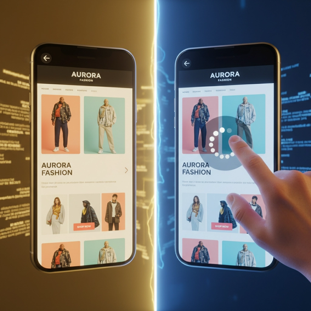 Analytics showing high bounce rate on small business website