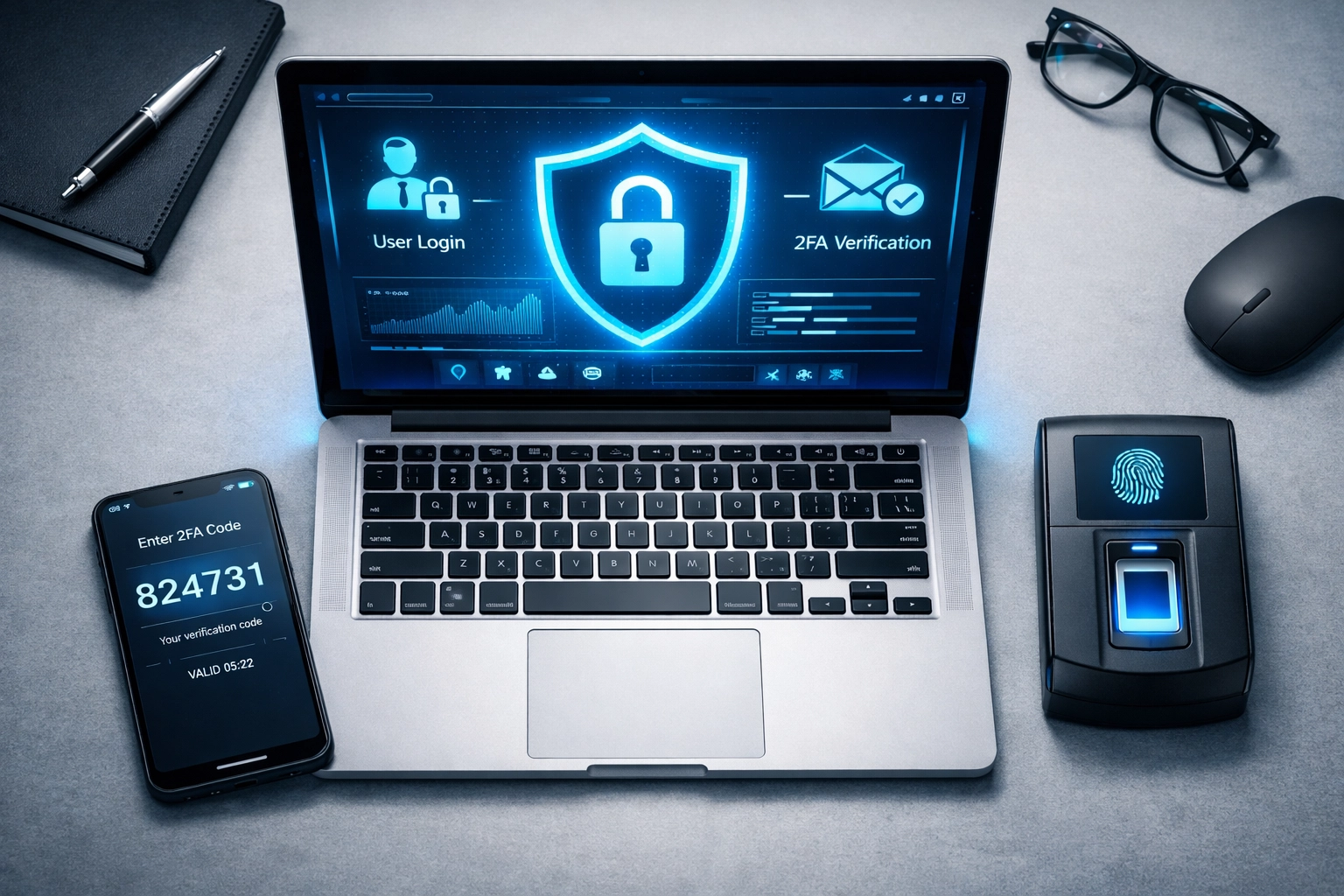 Multi-factor authentication security setup for title company transactions