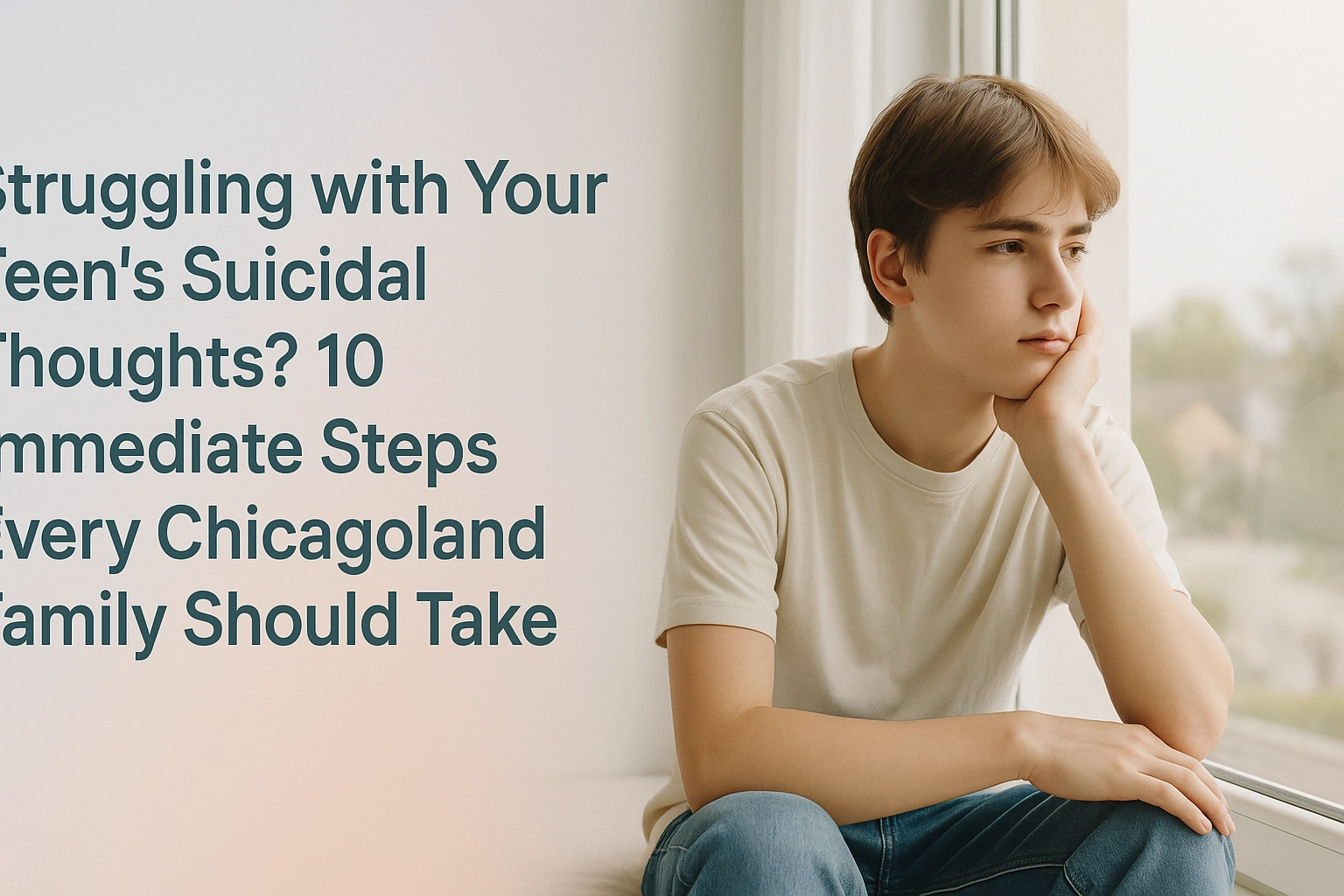 Struggling with Your Teen's Suicidal Thoughts? 10 Immediate Steps Every Chicagoland Family Should Take