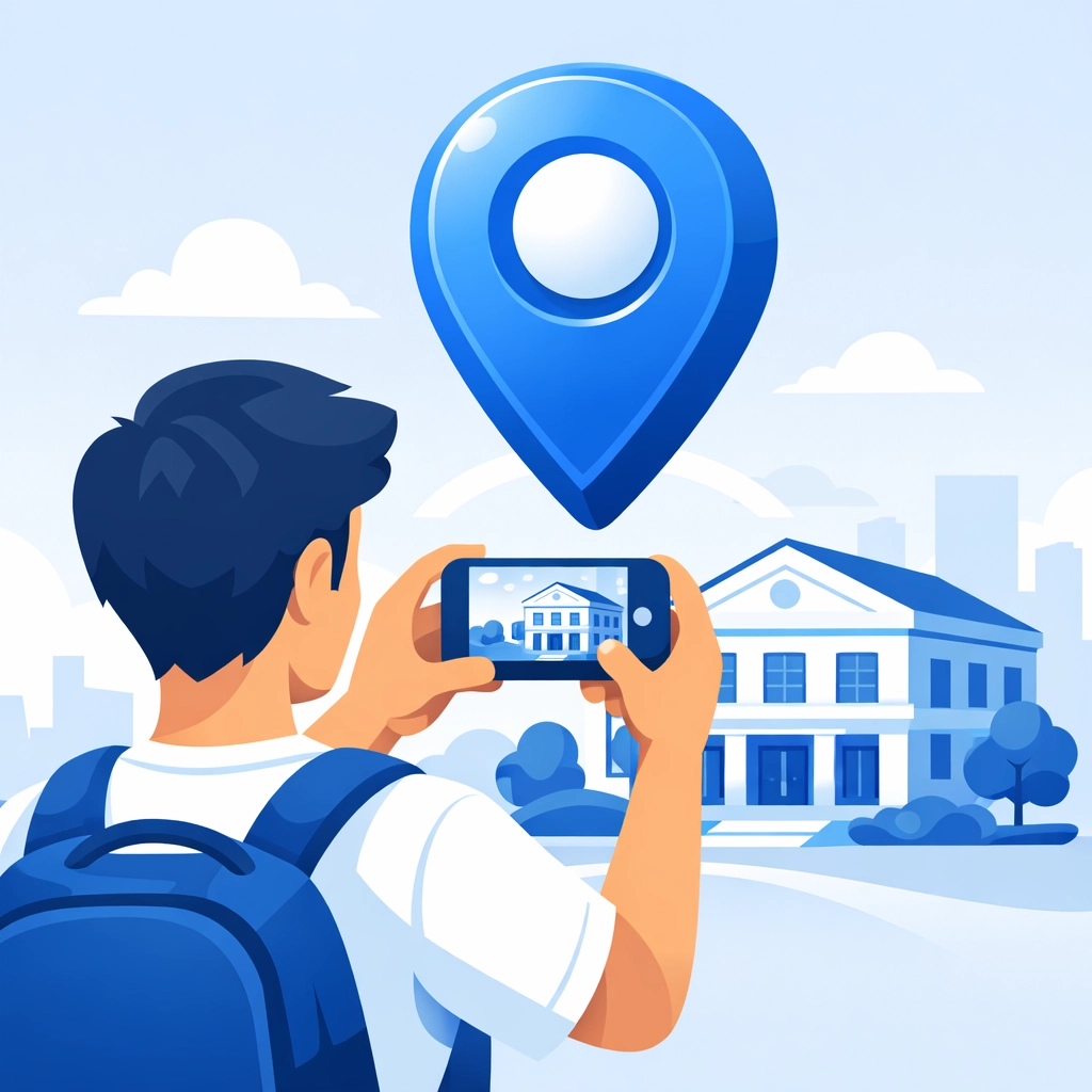 Using geotagged media on a mobile device to boost local relevance in search results.
