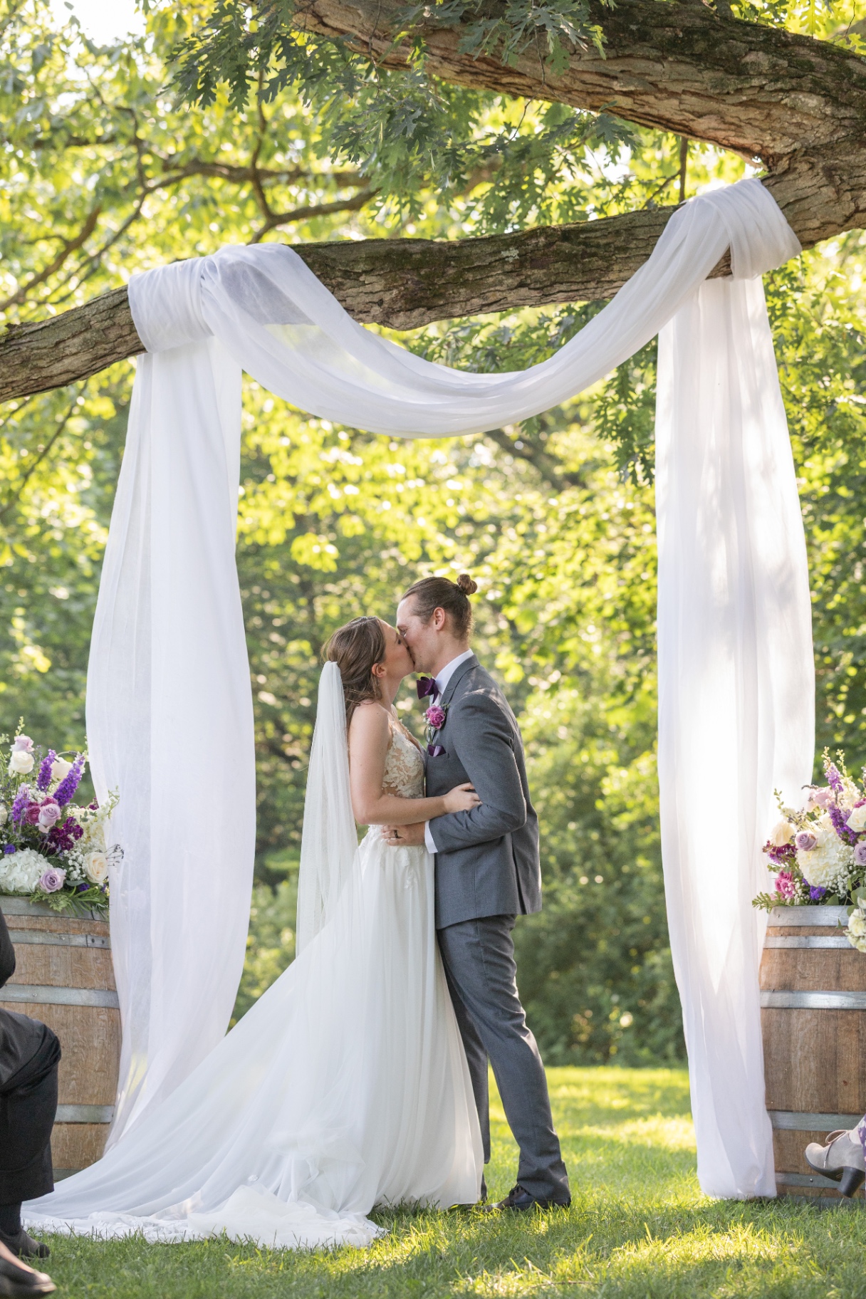 Tresa and Michael at their Monterre Vineyards wedding