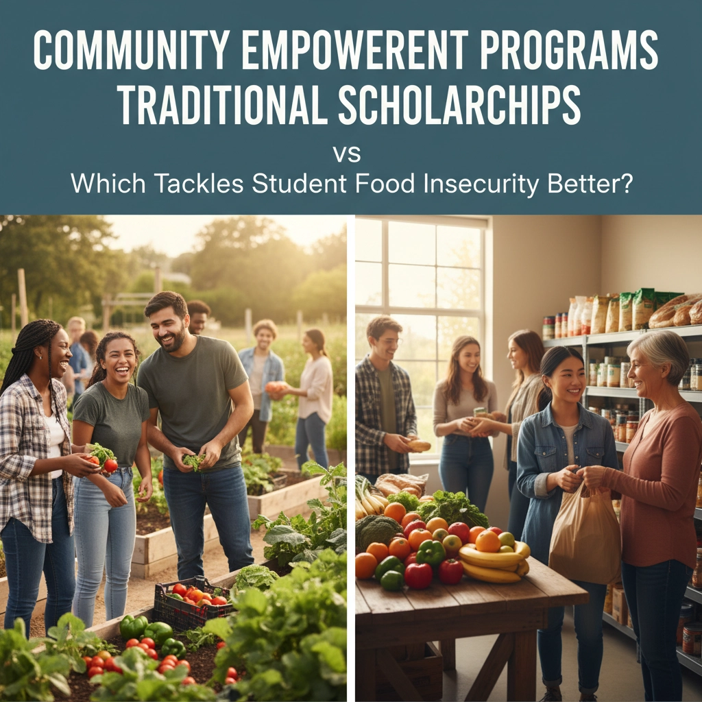Community Empowerment Programs vs Traditional Scholarships: Which Tackles Student Food Insecurity Better?