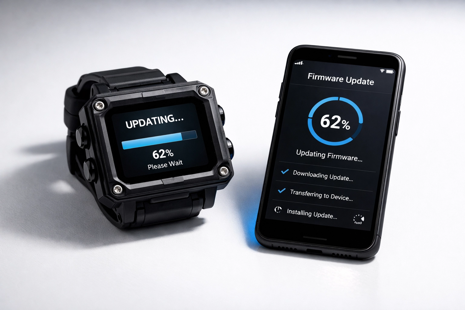 Tauchcomputer Firmware-Update per Smartphone App durchführen