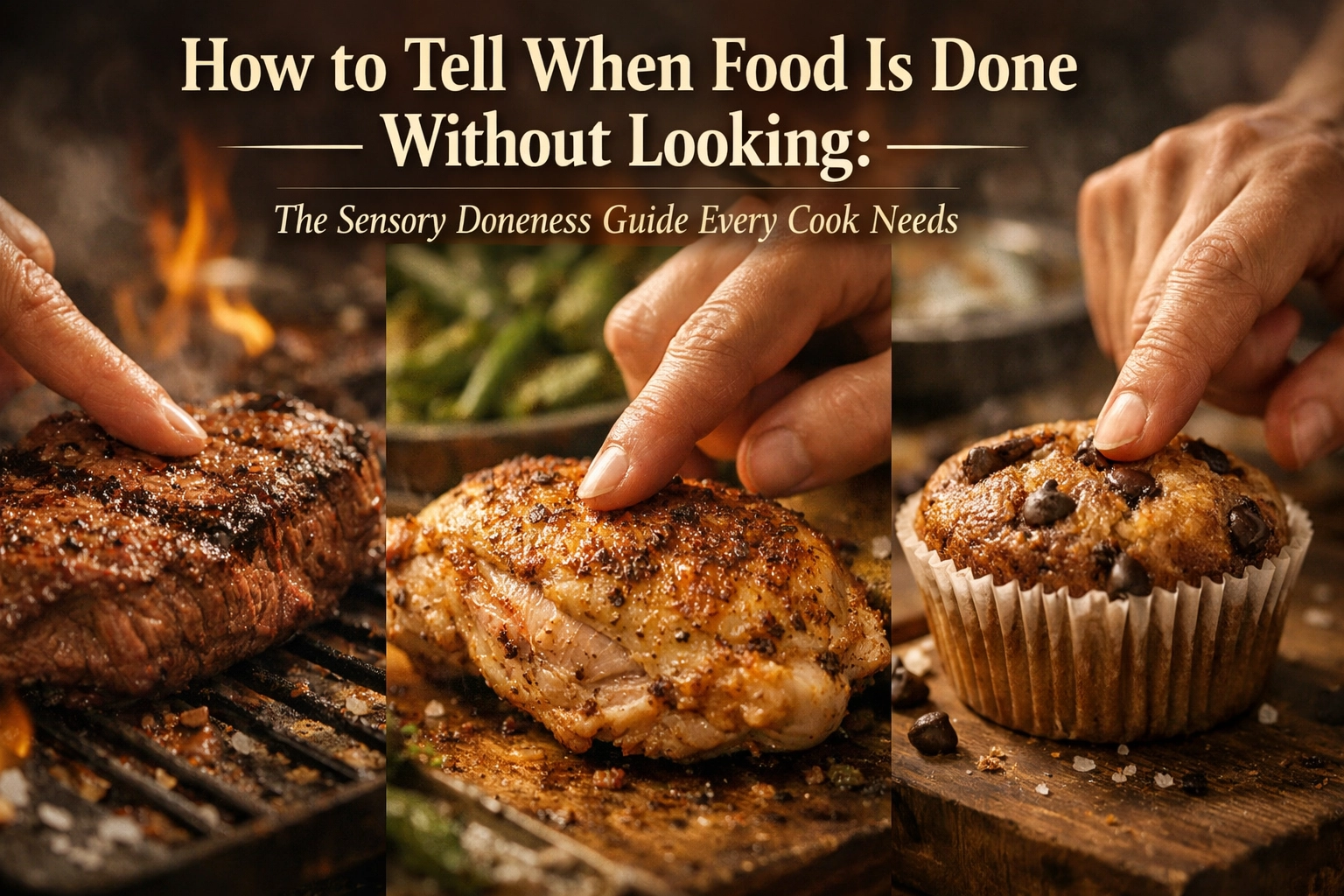 [HERO] How to Tell When Food Is Done Without Looking: The Sensory Doneness Guide Every Cook Needs