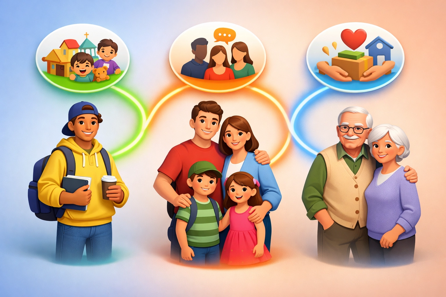 Personalized church visitor follow-up automation connecting different guests to relevant ministries