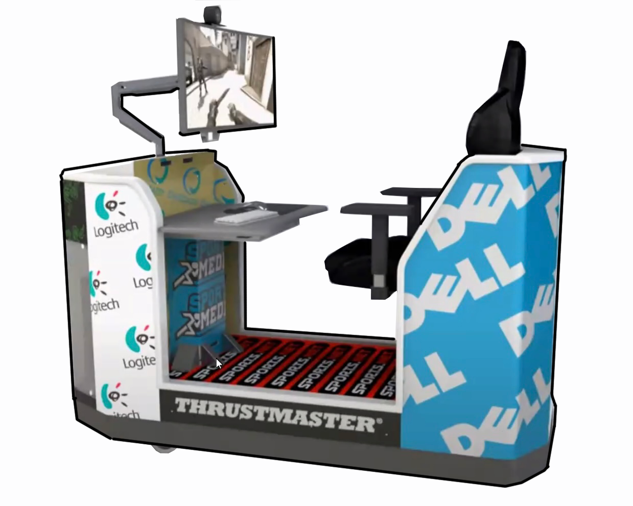 Custom Esports Gaming Pod