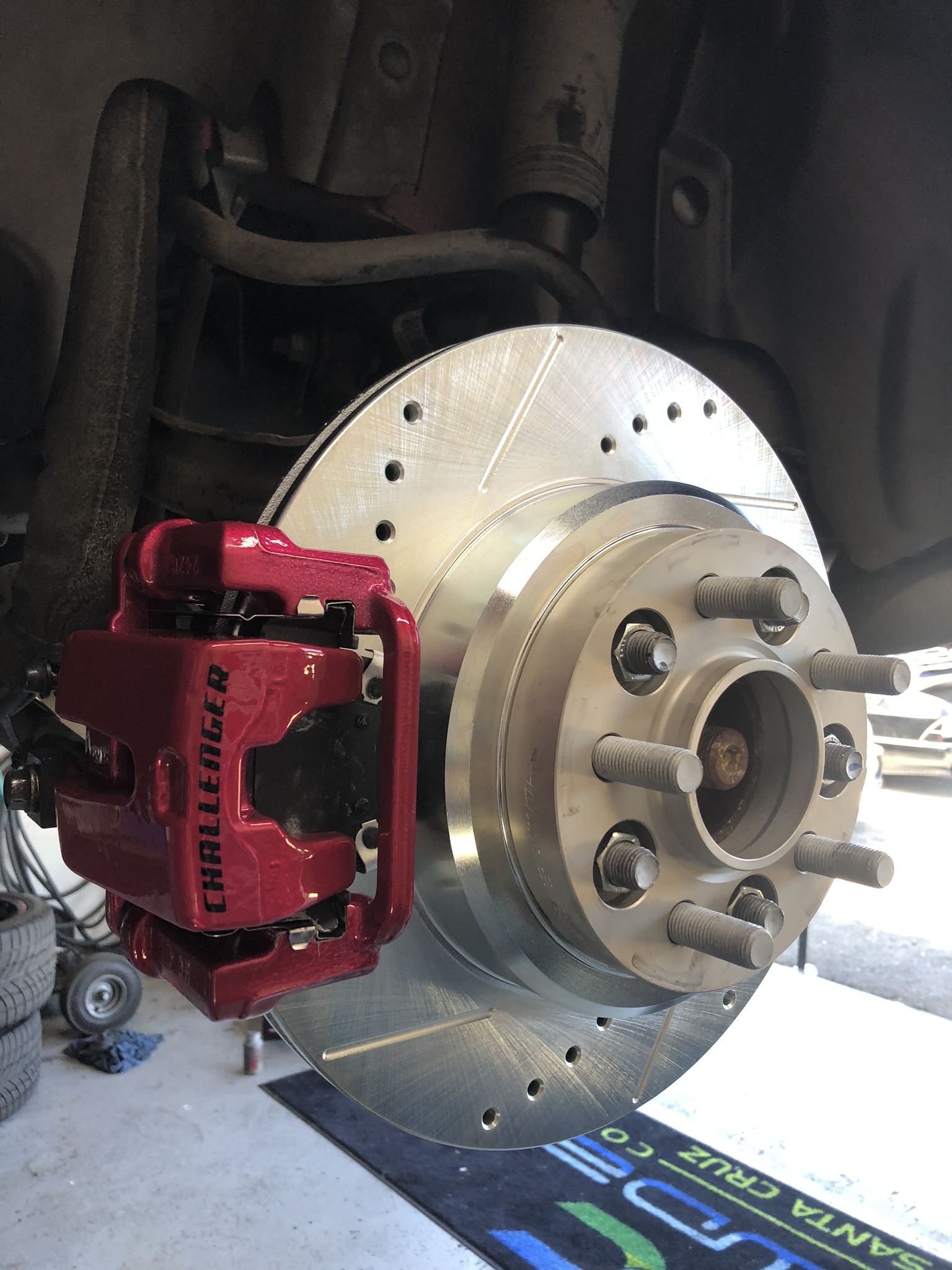 Custom Powder Coated Challenger Brake Caliper