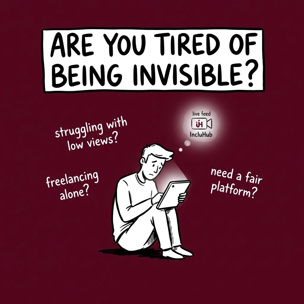 IncluHub's Real-Time Feed: Where Every Creator Gets the Spotlight (and Why That Matters)