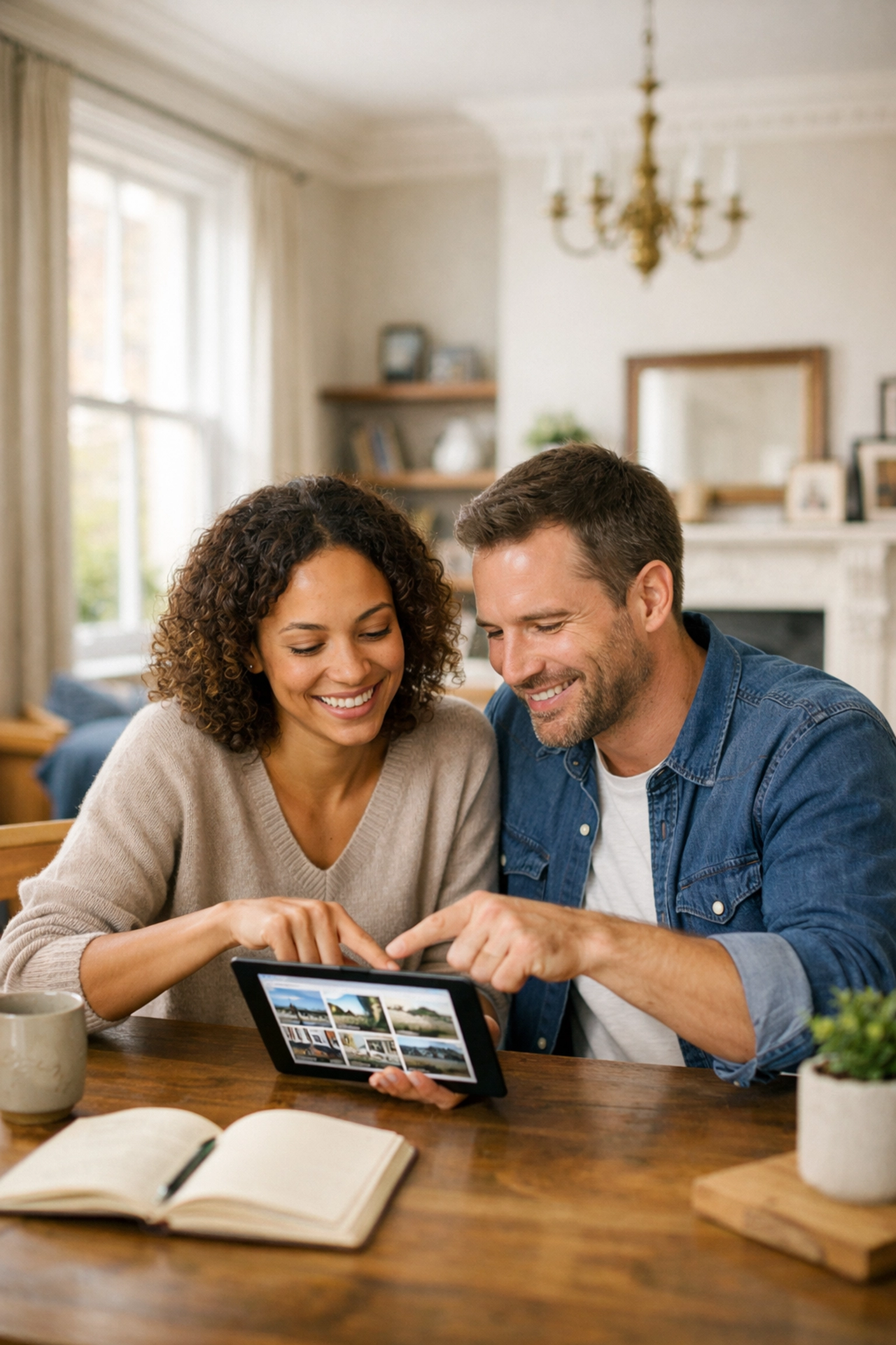 London property owners reviewing planning options for their home extension project
