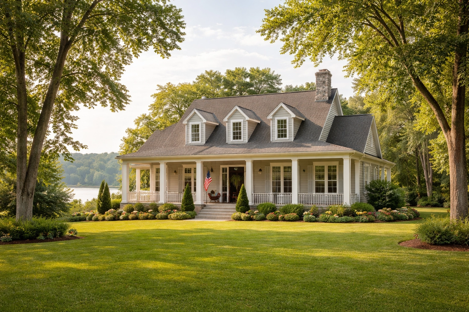 Spacious Southern-style family home in Hixson with large yard and river views, ideal for affordable suburban living.