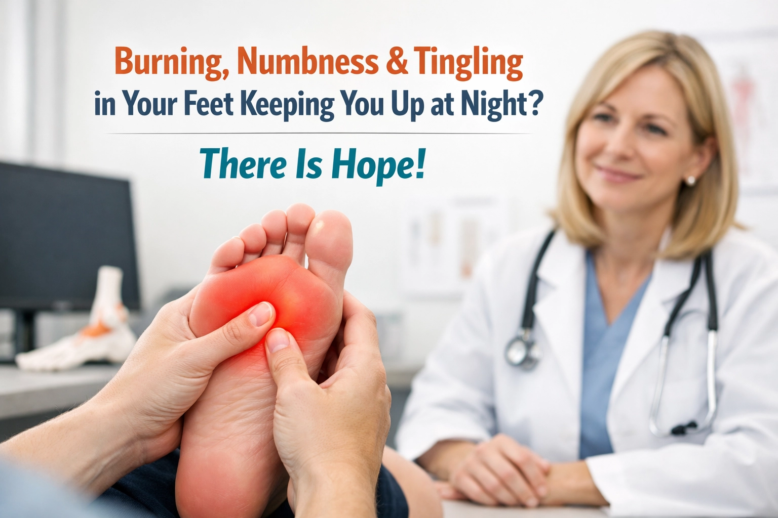 [HERO] Burning, Numbness & Tingling in Your Feet Keeping You Up at Night? There Is Hope!