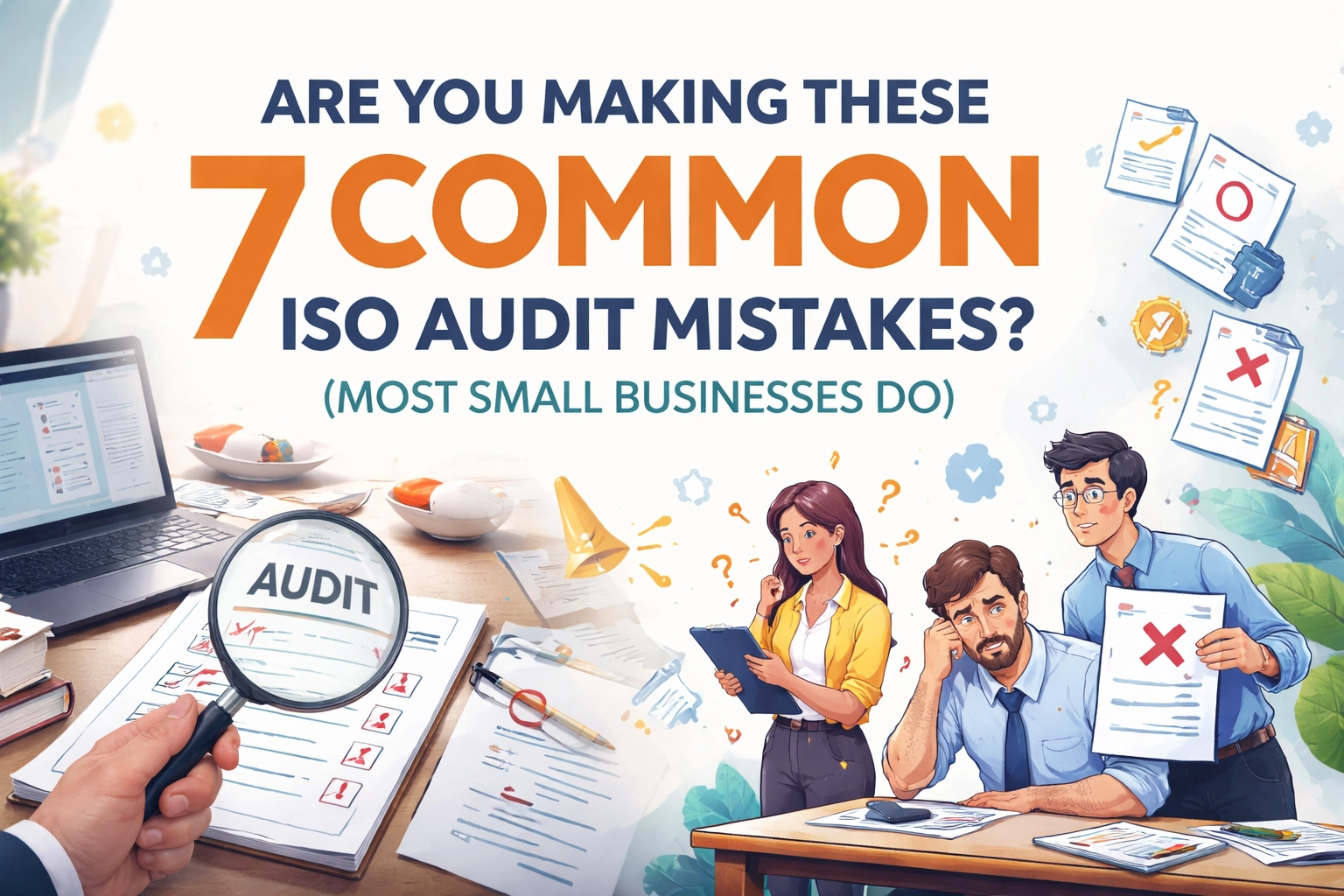 [HERO] Are You Making These 7 Common ISO Audit Mistakes? (Most Small Businesses Do)