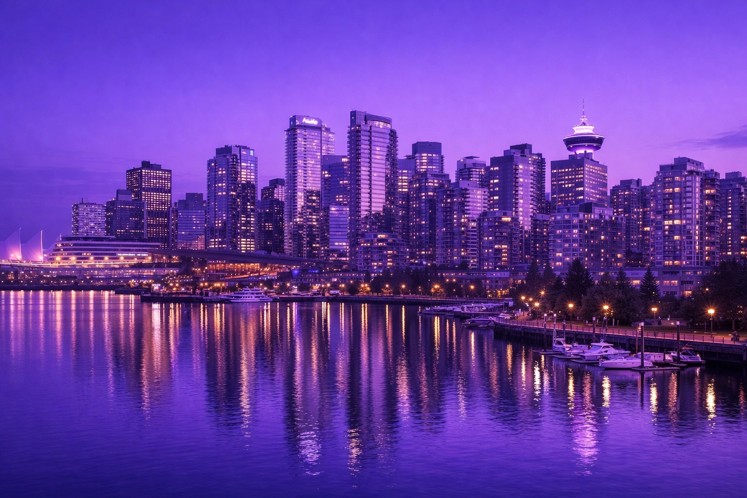 Canadian city skyline reflecting the nationwide reach of reputable bad credit loan services.