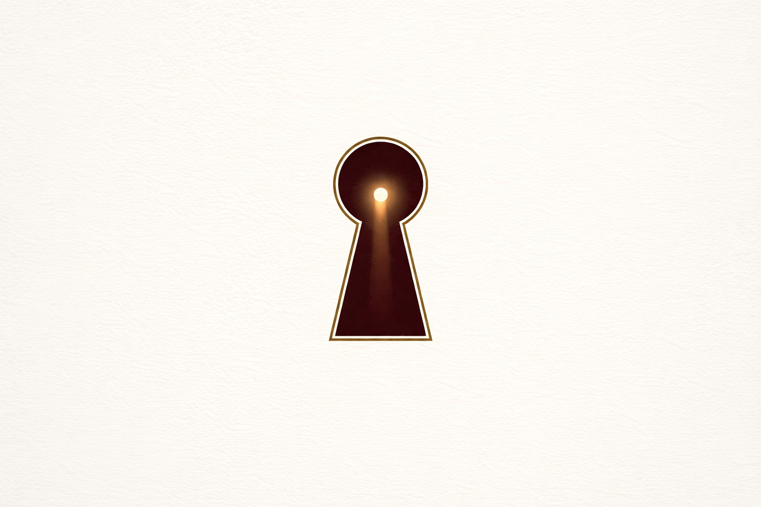 A maroon keyhole on luxury paper background representing exclusive access to the IncluHub private talent portal