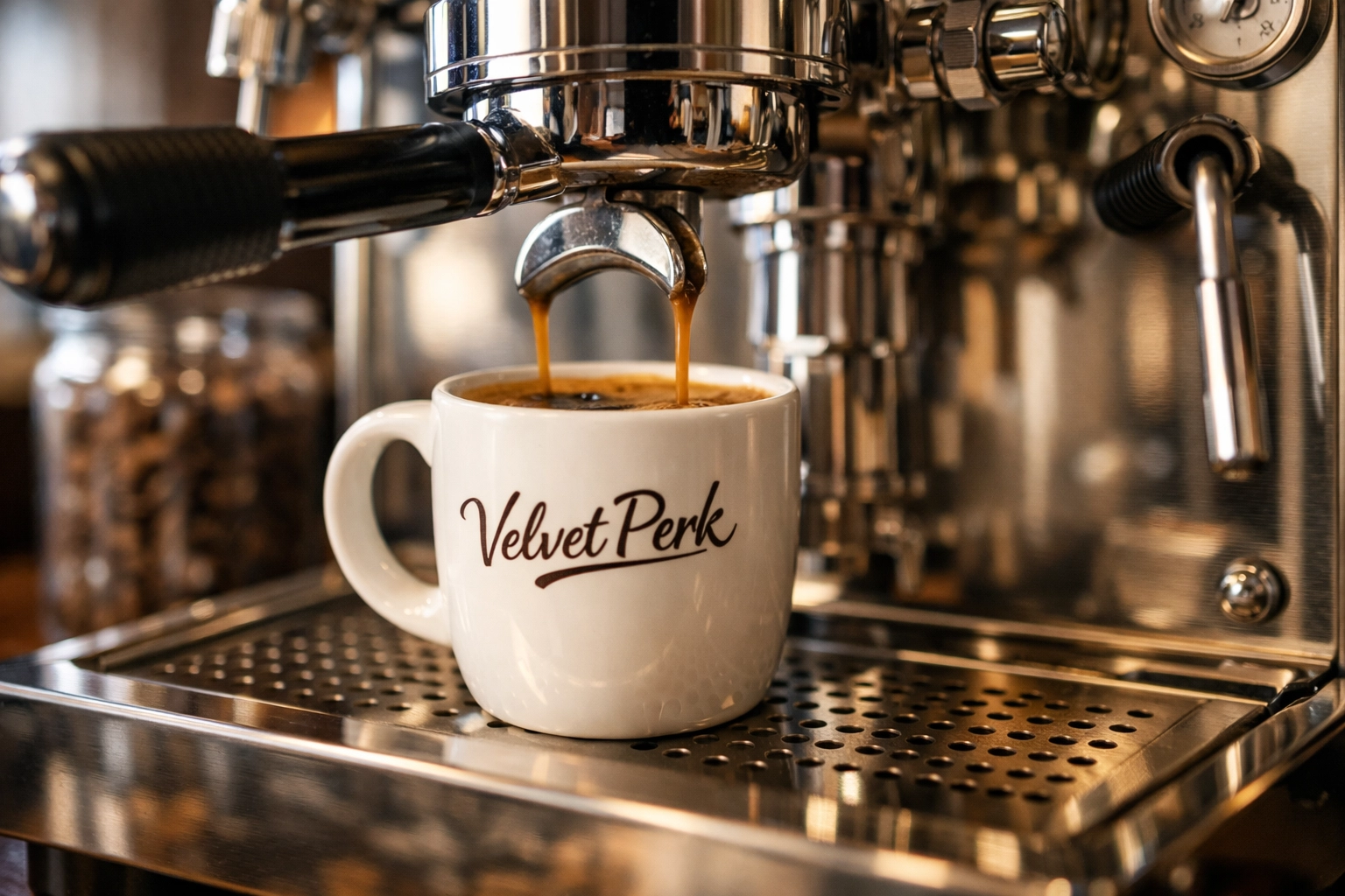 The Morning Ritual: How Premium Coffee Beans Fuel Your Productivity Velvet Perk Mug Under Espresso Machine